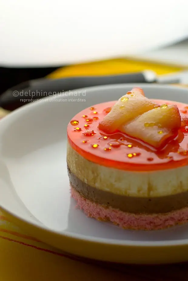 Bavaroise et billes de caramel 1 billes de caramel