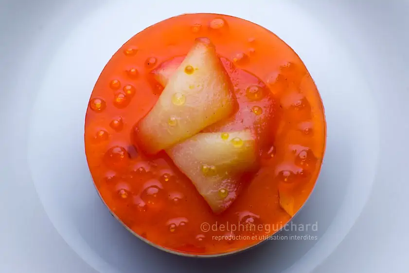 Bavaroise et billes de caramel 8 mousses bavaroises
