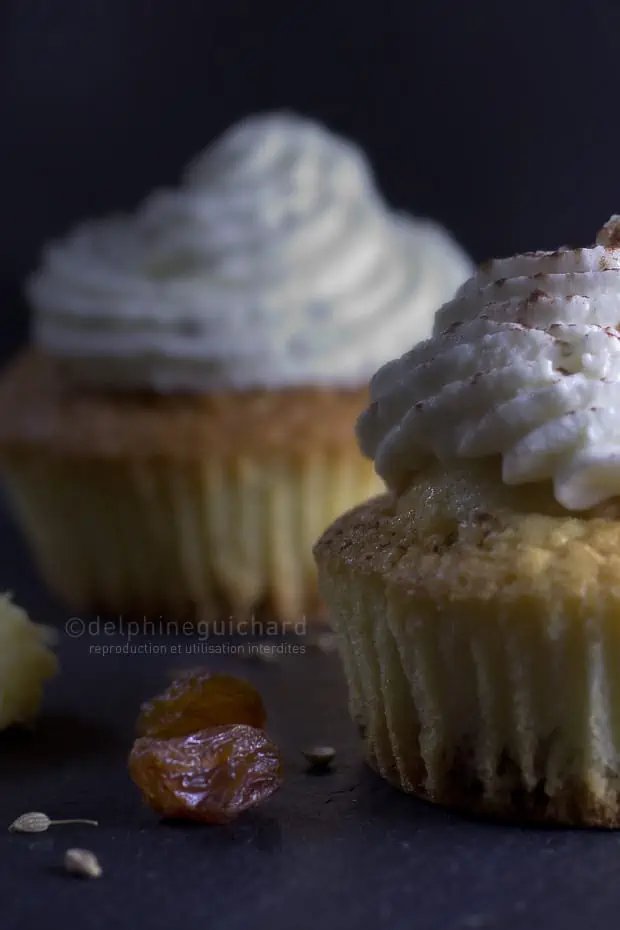 Cupcake raisin/kirsch/anis