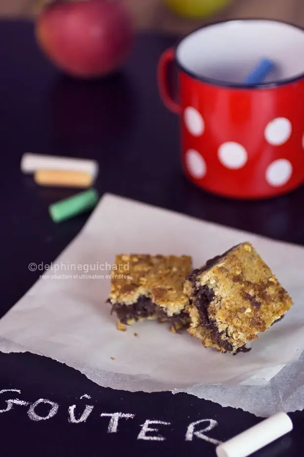 Goûter maison : barres chocolat ou confiture Goûter maison : barres chocolat ou confiture