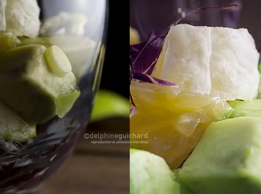 "Ugly" salade d'avocats, agrumes, noix et Xérès - Recette et photo par Cook'n Focus