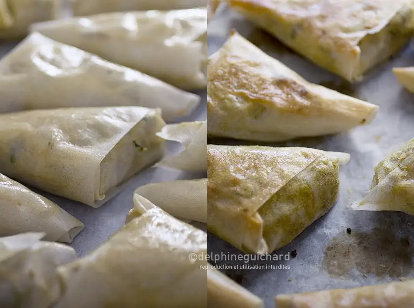 Samoussa de bœuf et sauce au pamplemousse - Beef samosas ans pomelo sauce