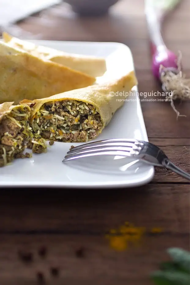 Samoussa de bœuf et sauce au pamplemousse - Beef samosas ans pomelo sauce