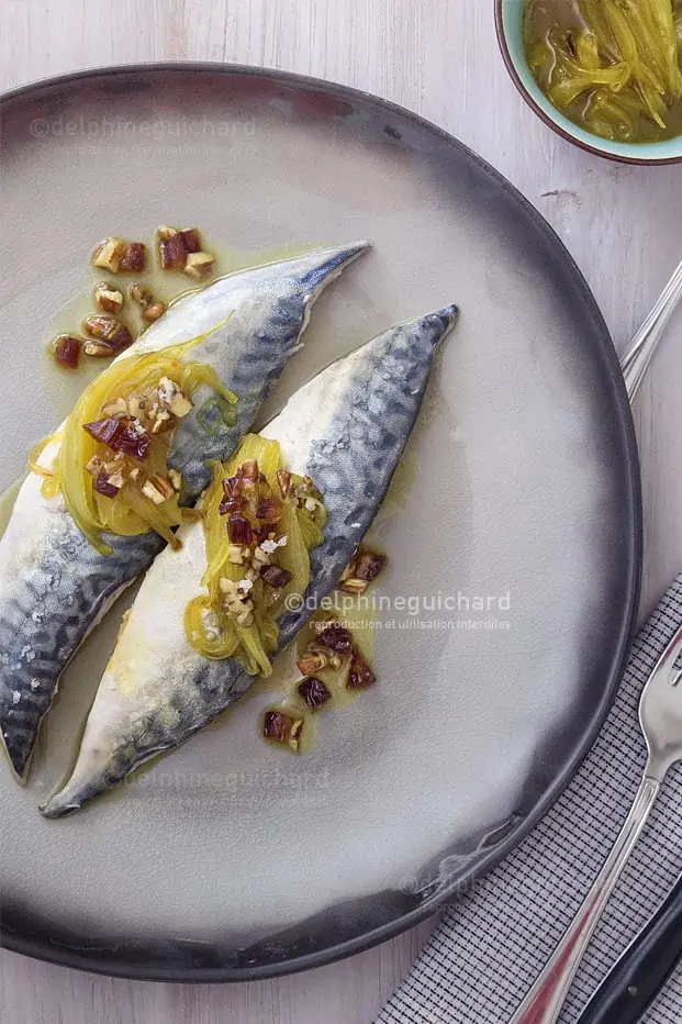 Maquereaux vapeur, aux saveurs chaudes et sauce orange - Cook'n Focus - 2016