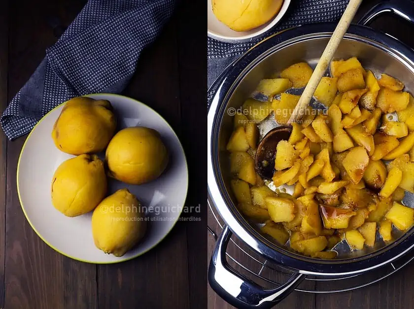 Compote d'hiver, poêlées de coing et crumble de noisette. 2 cnf CrumbleCompoteCoing 03
