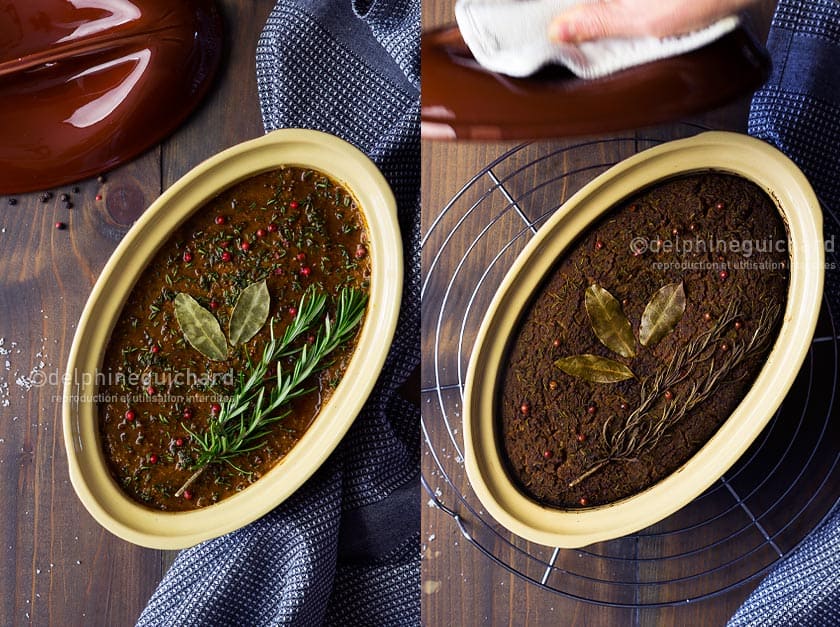 Terrine végétale aux haricots rouges, avant et après cuisson - Cook'n Focus