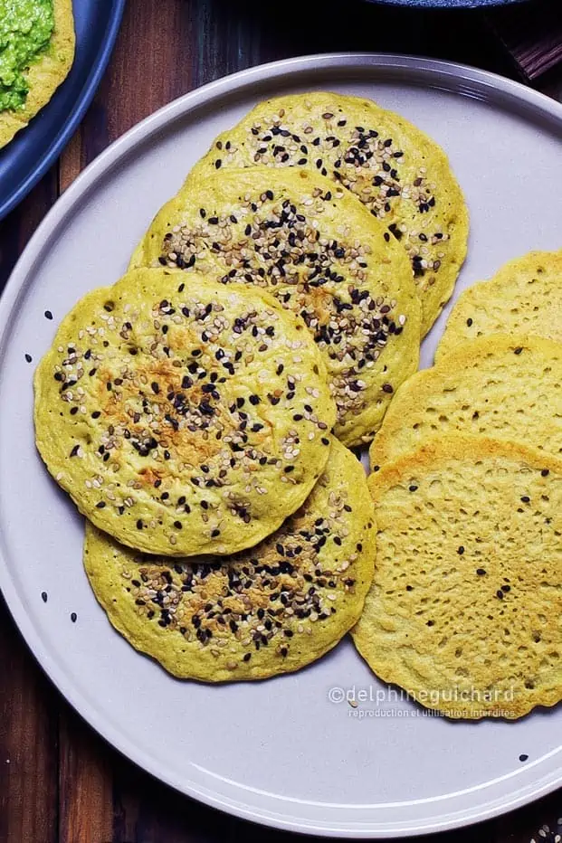 Pancakes salés sans gluten 1 cnf Pancake Lupin Psyllium 03