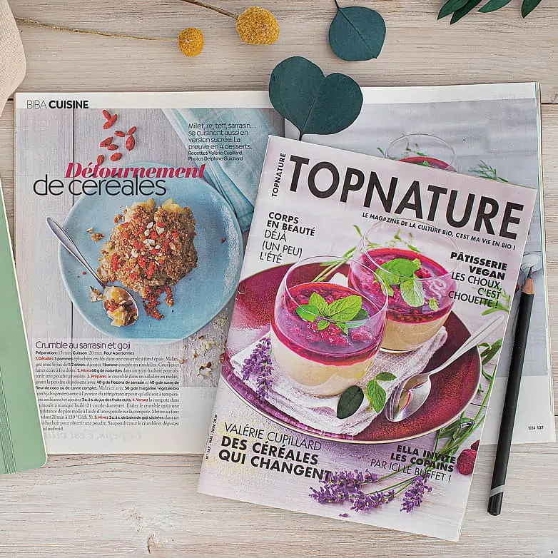 Utilisation des photographies des ouvrages culinaire pour promotion en presse.