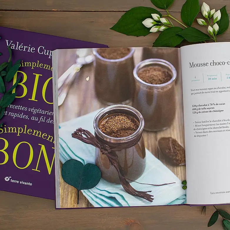 Réalisation et photographie de la recette de la Mousse onctueuse chocolat